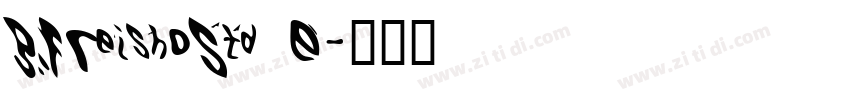 GFReishoStd E字体转换